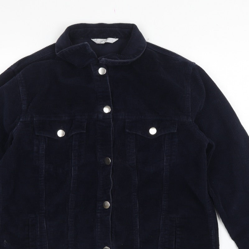Red Herring Women’s Navy Blue Size 16 Corduroy Button Jacket
