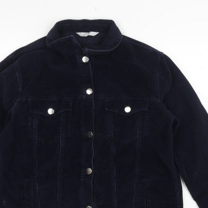 Red Herring Women’s Navy Blue Size 16 Corduroy Button Jacket