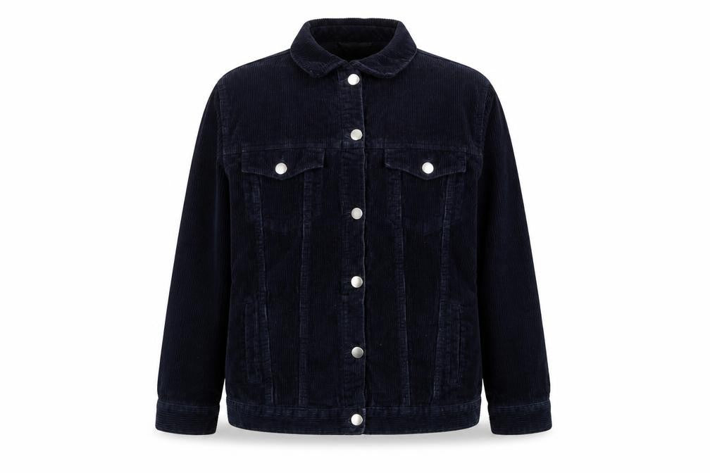 Red Herring Women’s Navy Blue Size 16 Corduroy Button Jacket