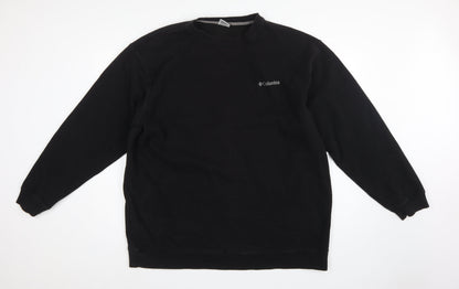 Columbia Men’s Black 2XL Tall Fleece Crew Neck Pullover Sweatshirt