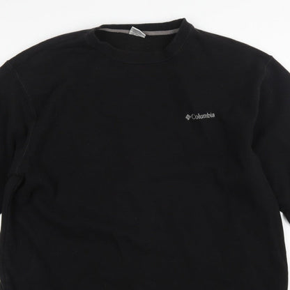Columbia Men’s Black 2XL Tall Fleece Crew Neck Pullover Sweatshirt