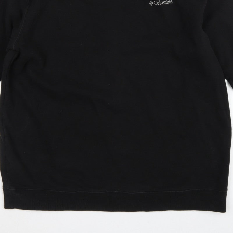 Columbia Men’s Black 2XL Tall Fleece Crew Neck Pullover Sweatshirt