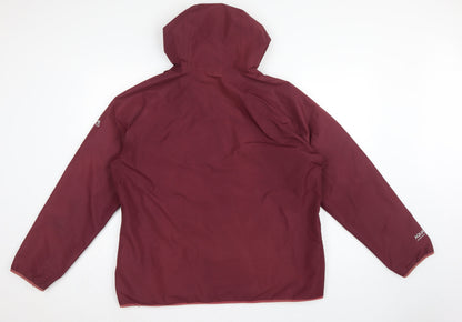 Craghoppers Women Burgundy UK 18 Aquadry Waterproof Hooded Rain Jacket