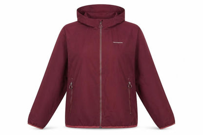 Craghoppers Women Burgundy UK 18 Aquadry Waterproof Hooded Rain Jacket