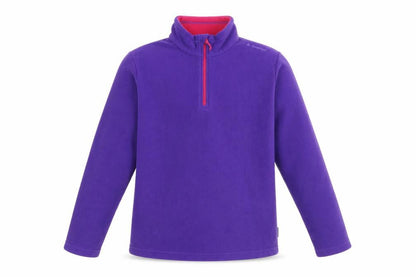 Quechua Girls Purple 14 Years Fleece 1/4 Zip Pullover Sweatshirt