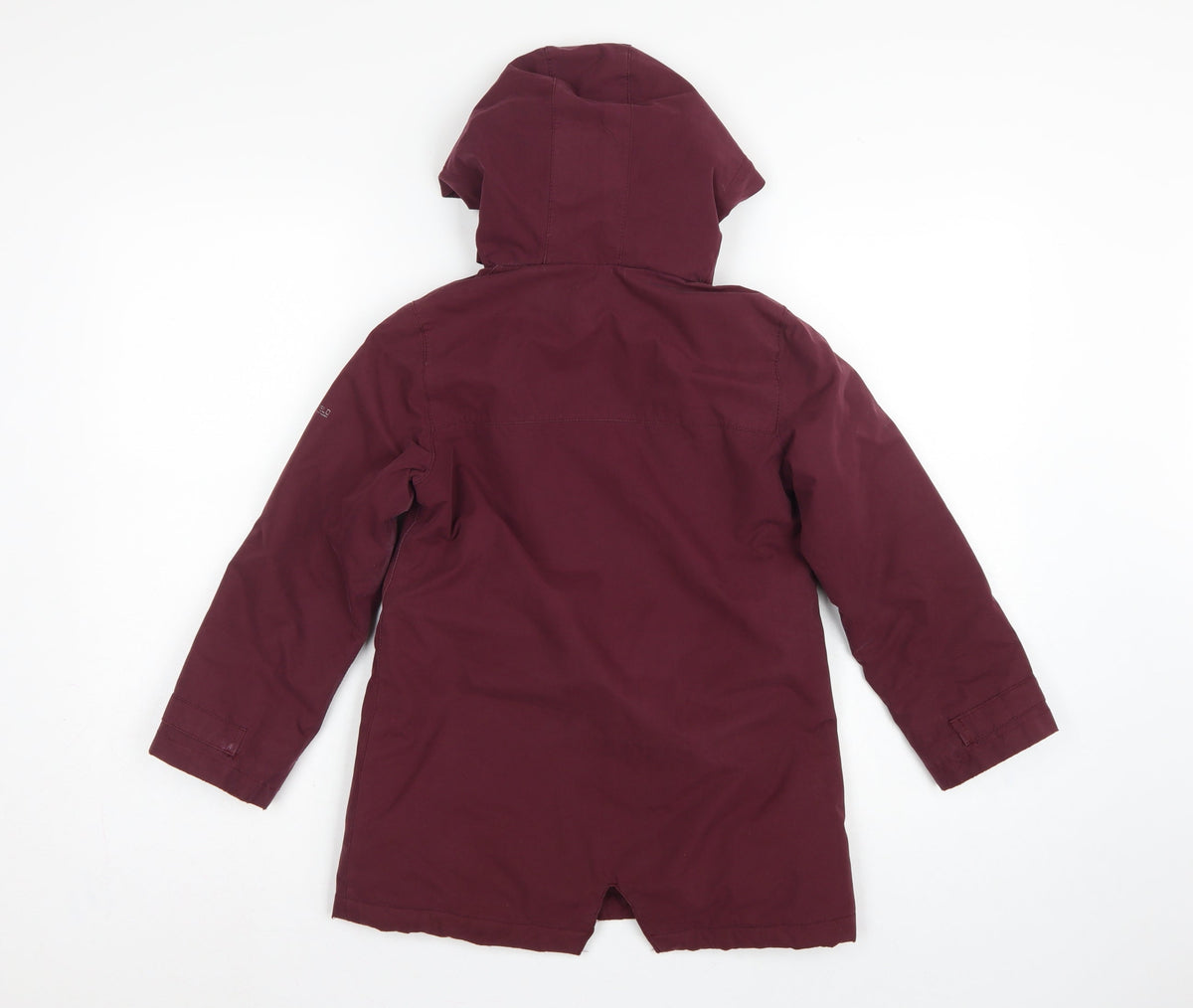 Trespass Girls Red 5-6 Years Parka Coat Hooded Waterproof Insulated
