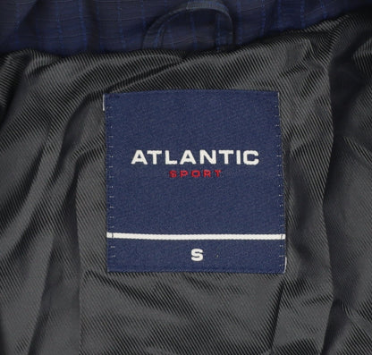 Atlantic Sport Men's Blue Small Puffer Jacket Quilted Down Insulated