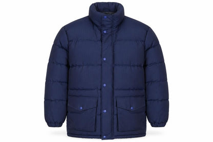 Atlantic Sport Men's Blue Small Puffer Jacket Quilted Down Insulated