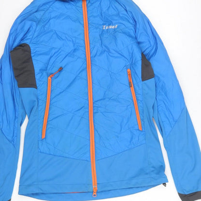 Simond Men’s Blue S Hooded Puffer Softshell Jacket