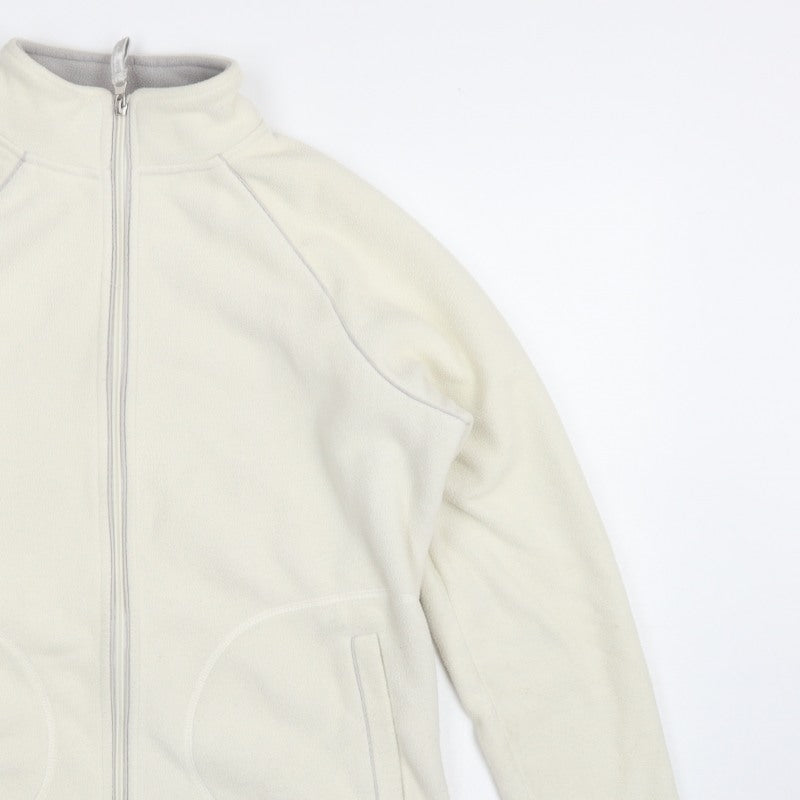 Bhs Women’s Ivory UK 14 Fleece Full Zip Basic Jacket Pockets
