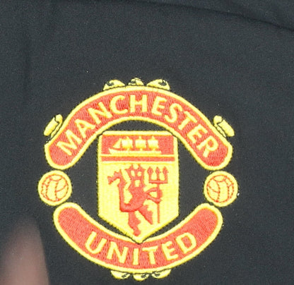 Columbia Men Black M Manchester United Omni-Heat Hooded Puffer Jacket