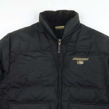 Sonneti Teens Black M Down Puffer Jacket Full Zip Logo