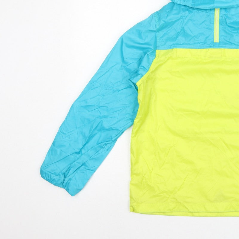 Additional view of L.L.Bean Teens Blue Yellow L 14-16 Hooded Anorak Jacket
