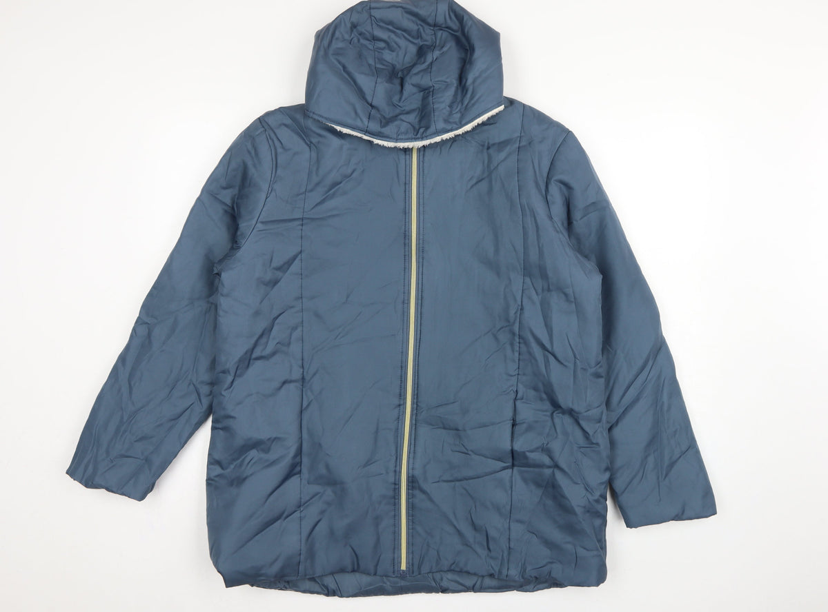 Nathalie Andersen Women Blue M Hooded Puffer Jacket