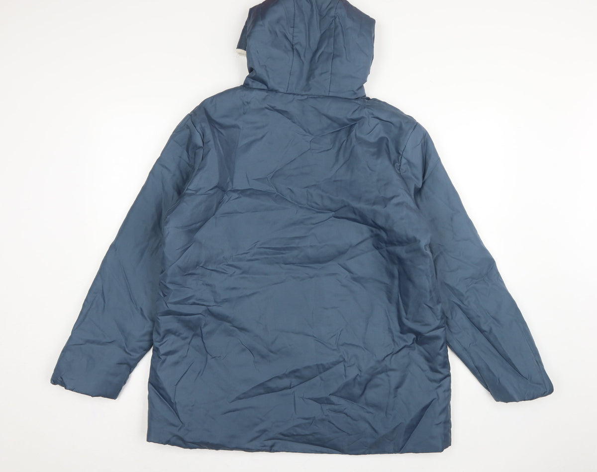 Nathalie Andersen Women Blue M Hooded Puffer Jacket