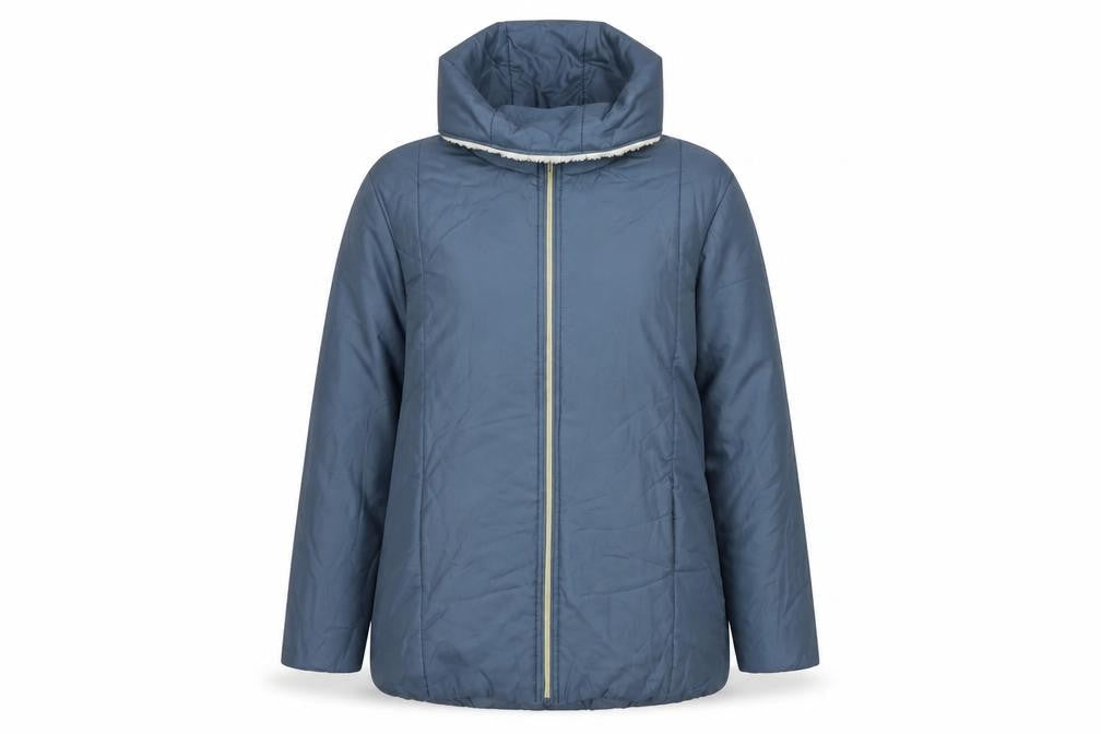 Nathalie Andersen Women Blue M Hooded Puffer Jacket