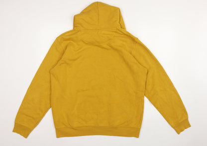 Stanley/Stella Men Yellow M Pullover Hoodie Retro Car Graphic
