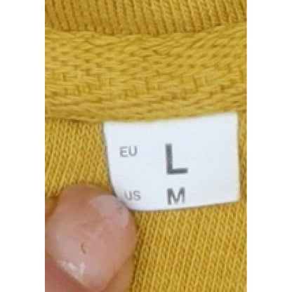 Stanley/Stella Men Yellow M Pullover Hoodie Retro Car Graphic