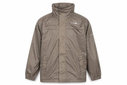 Trespass Men Brown S Waterproof Packaway Rain Jacket Windproof