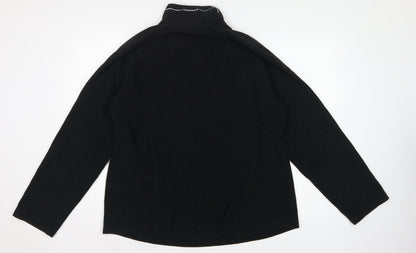 Craghoppers Women’s Black UK 20 Fleece 1/4 Zip High Neck Sweatshirt