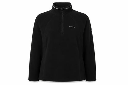 Craghoppers Women’s Black UK 20 Fleece 1/4 Zip High Neck Sweatshirt