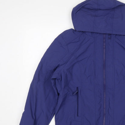 Next Women’s Blue Size 16 Hooded Bomber Jacket Full Zip