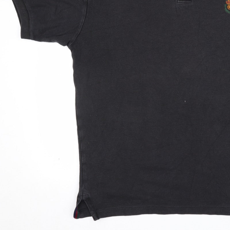 Chaps Ralph Lauren Men’s Black XL Classic Cotton Logo Polo Shirt