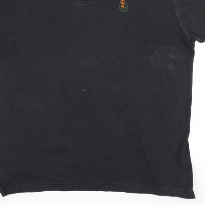 Chaps Ralph Lauren Men’s Black XL Classic Cotton Logo Polo Shirt