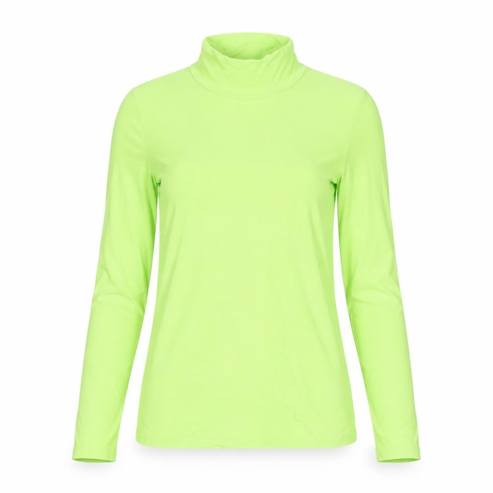 COS Women Green UK 10 Basic Roll Neck Long Sleeve Jersey Top