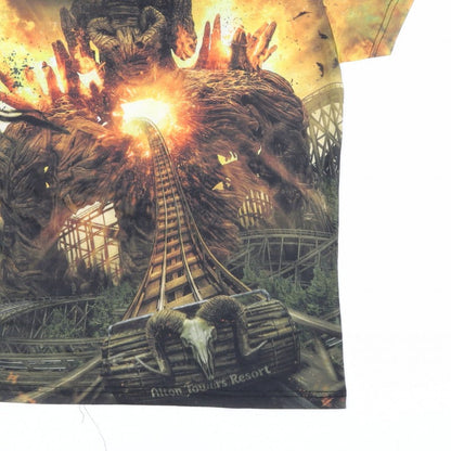 Wicker Man Men’s Multicoloured Small Horror Graphic Print T-Shirt