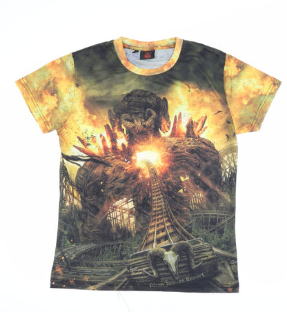 Wicker Man Men’s Multicoloured Small Horror Graphic Print T-Shirt