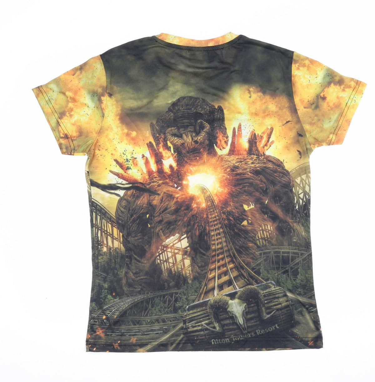 Wicker Man Men’s Multicoloured Small Horror Graphic Print T-Shirt