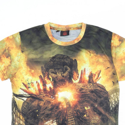 Wicker Man Men’s Multicoloured Small Horror Graphic Print T-Shirt