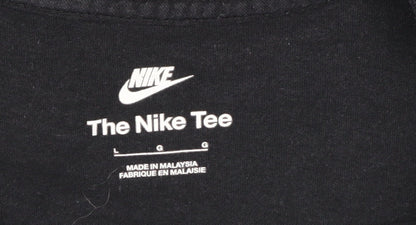 Nike Men’s Black L Graphic Logo Crew Neck Short Sleeve T-Shirt