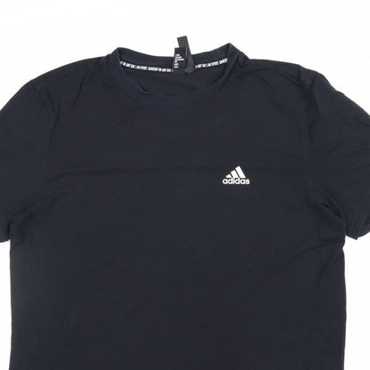 Adidas Women’s Black M Slim Fit Short Sleeve Sports T-Shirt