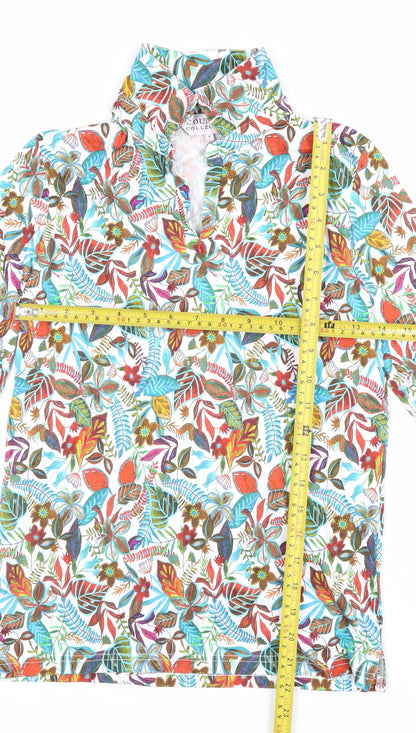 Country Collection Women’s Multicoloured Floral Tunic Blouse Size S