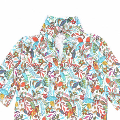 Country Collection Women’s Multicoloured Floral Tunic Blouse Size S