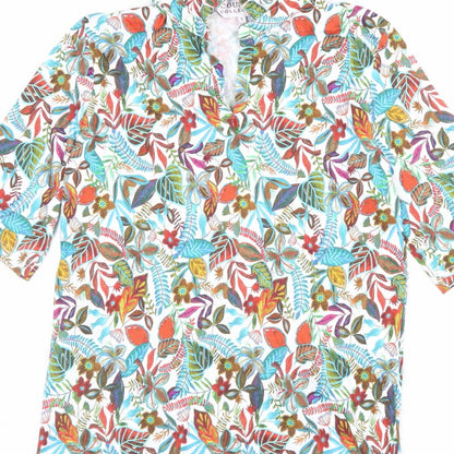 Country Collection Women’s Multicoloured Floral Tunic Blouse Size S