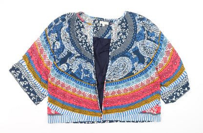 Monsoon Women's Multicoloured L Boho Paisley Kimono Jacket