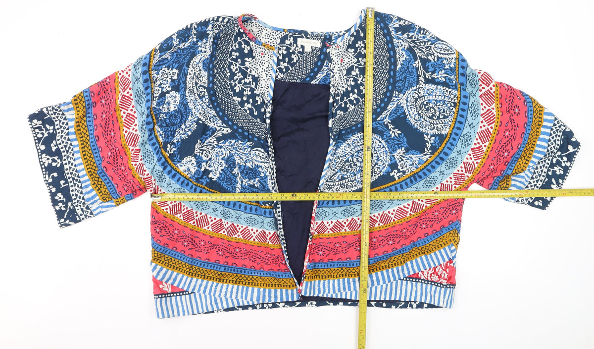 Monsoon Women's Multicoloured L Boho Paisley Kimono Jacket