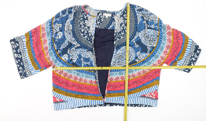 Monsoon Women's Multicoloured L Boho Paisley Kimono Jacket