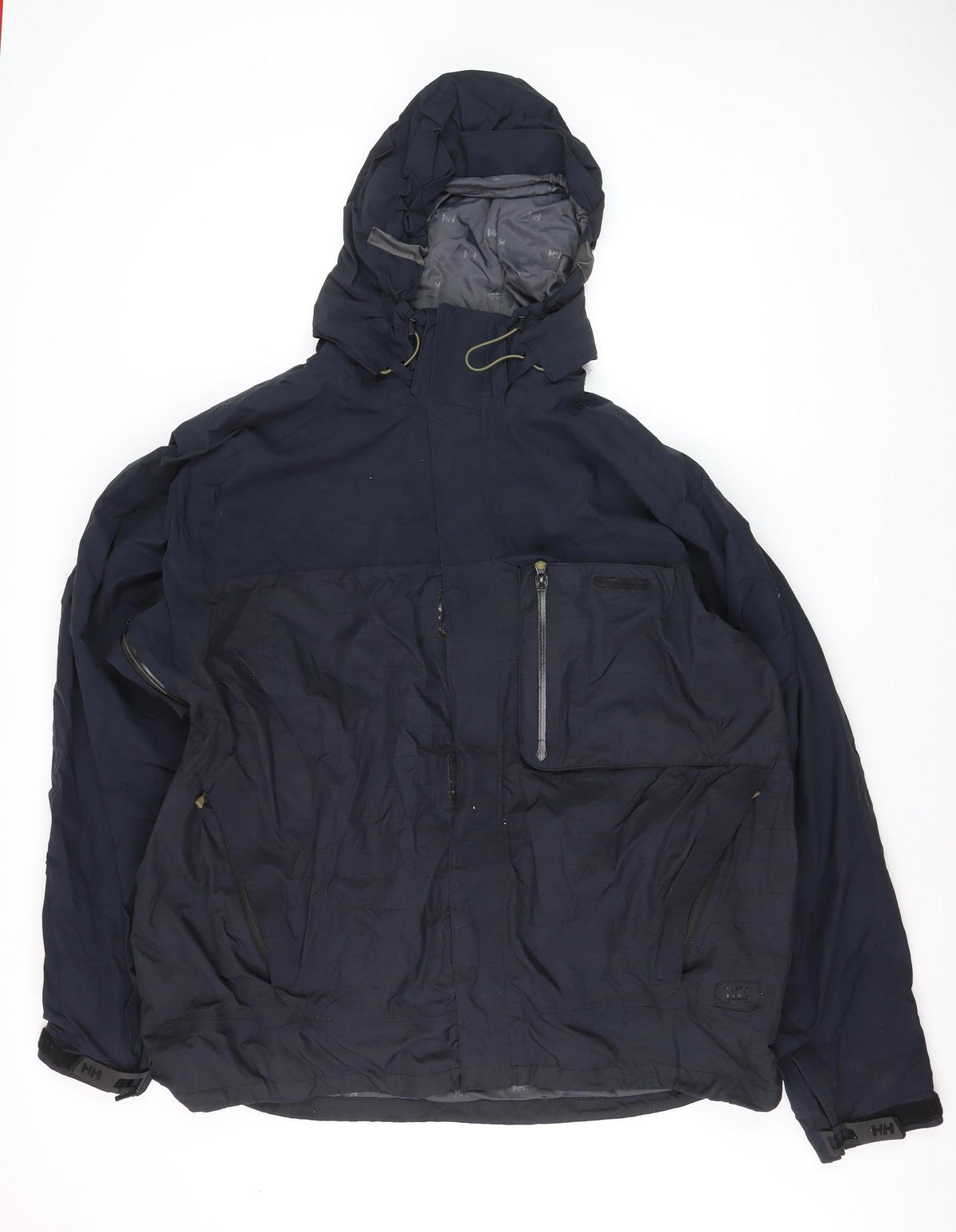 Helly Hansen Men’s Navy 2XL Hooded Ski Jacket Waterproof