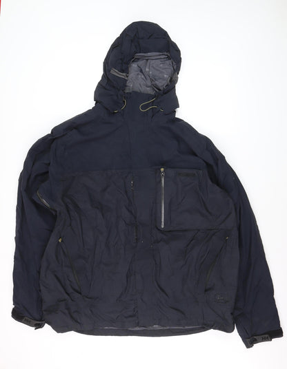 Helly Hansen Men’s Navy 2XL Hooded Ski Jacket Waterproof