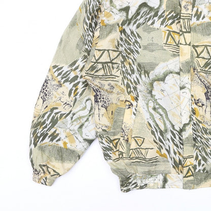 Kim Rogers Sport Men’s Multicoloured M Silk Animal Print Jacket
