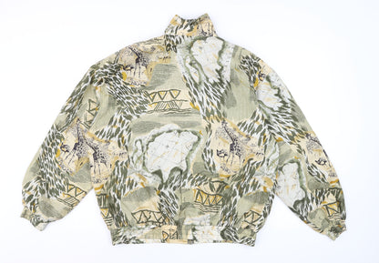 Kim Rogers Sport Men’s Multicoloured M Silk Animal Print Jacket