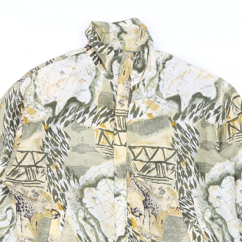 Kim Rogers Sport Men’s Multicoloured M Silk Animal Print Jacket