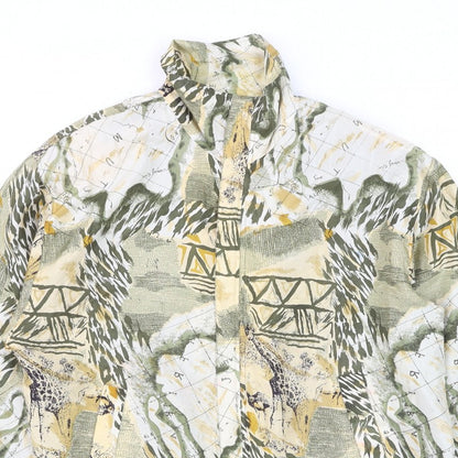 Kim Rogers Sport Men’s Multicoloured M Silk Animal Print Jacket