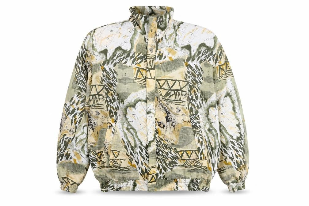 Kim Rogers Sport Men’s Multicoloured M Silk Animal Print Jacket