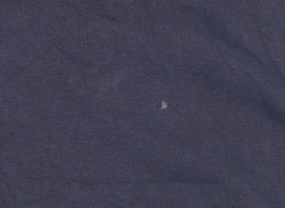Nike Men’s Navy L Pullover Crew Neck Logo Sweatshirt