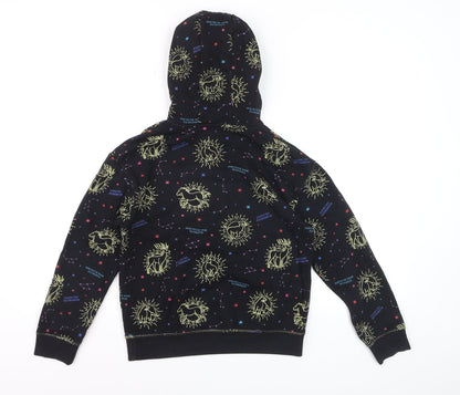 M&S Boys Black 10-11 Years Harry Potter Hogwarts Graphic Pullover Hoodie